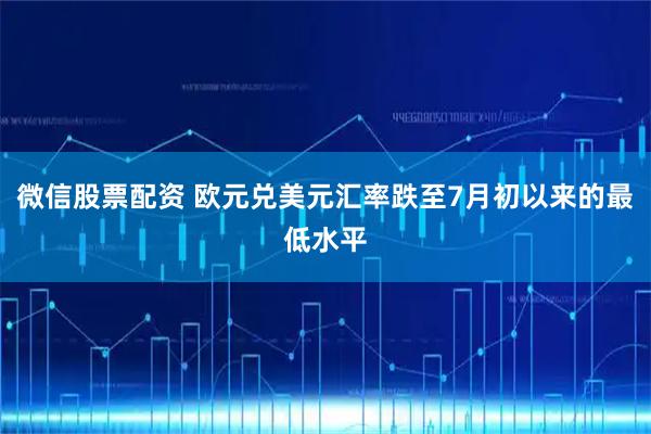 微信股票配资 欧元兑美元汇率跌至7月初以来的最低水平